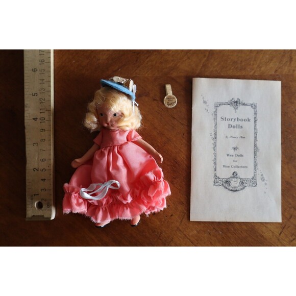 Nancy Ann Storybook Doll #127 Merry Little Maid Org Box Paper UNATTACHED Tag - Picture 3 of 12